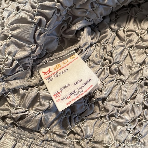 Vintage | Joseph Ribkoff 90s Popcorn Scrunchie Top - Picture 12 of 12